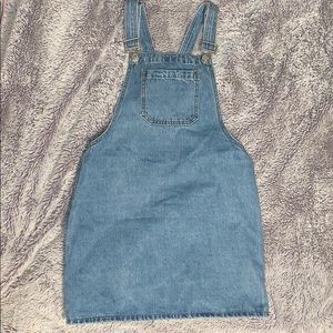 F21 Denim overall dress